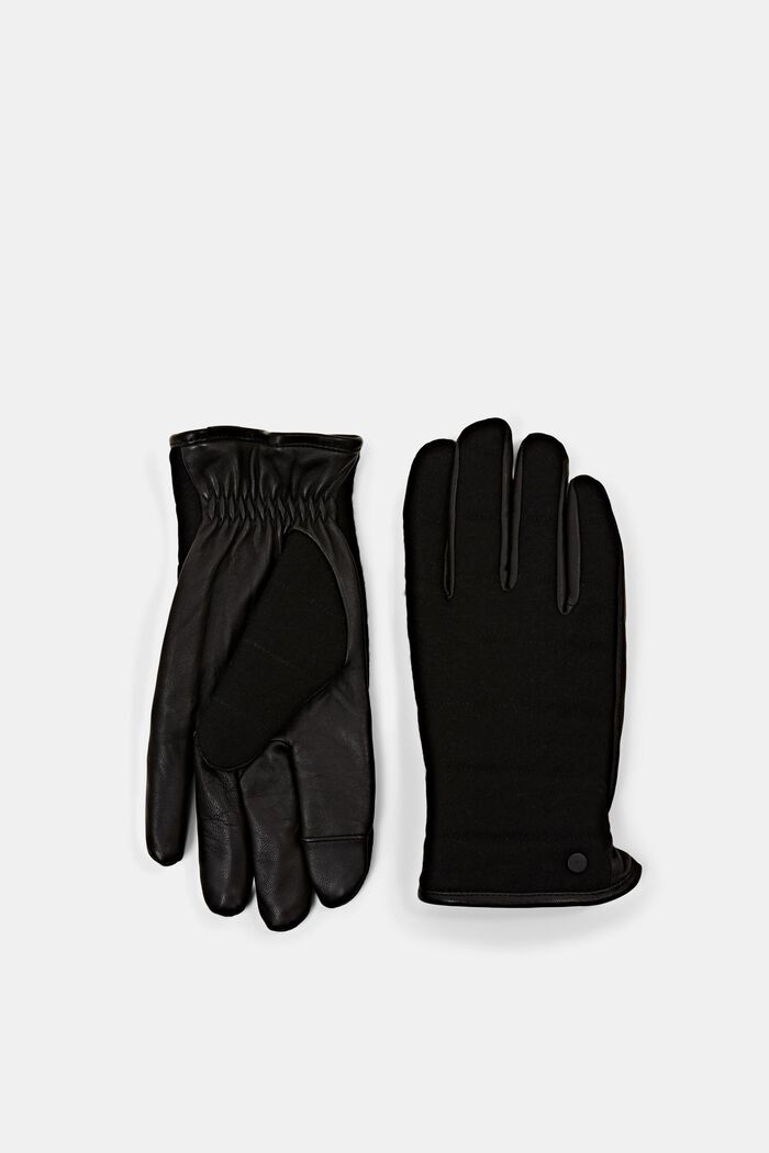 Handschuhe aus Leder und Wollmix