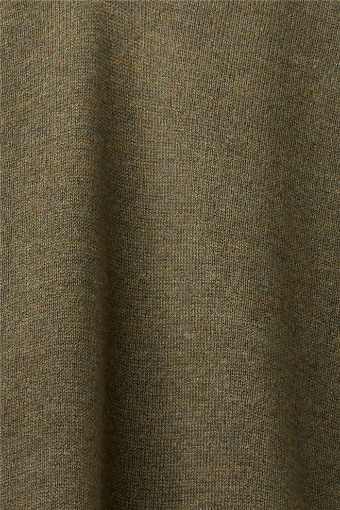 Sweaters, KHAKI GREEN, detail image number 5