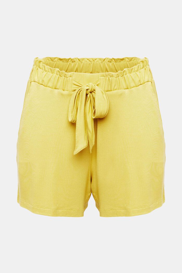 Shorts aus Jersey, TENCEL™, PISTACHIO GREEN, detail image number 6