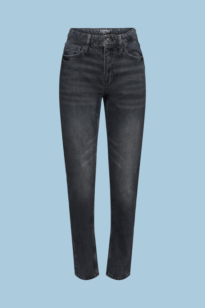 Klassische Jeans in Retro-Optik, BLACK MEDIUM WASHED, detail image number 6