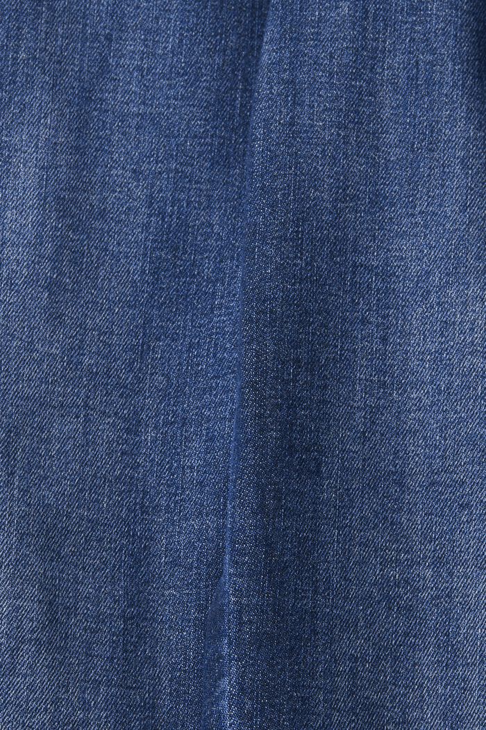 Stretchige High-Rise-Jeans im Skinny Fit, BLUE DARK WASHED, detail image number 6