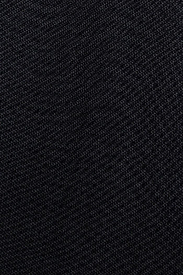 Poloshirt aus Baumwoll-Piqué, BLACK, detail image number 5