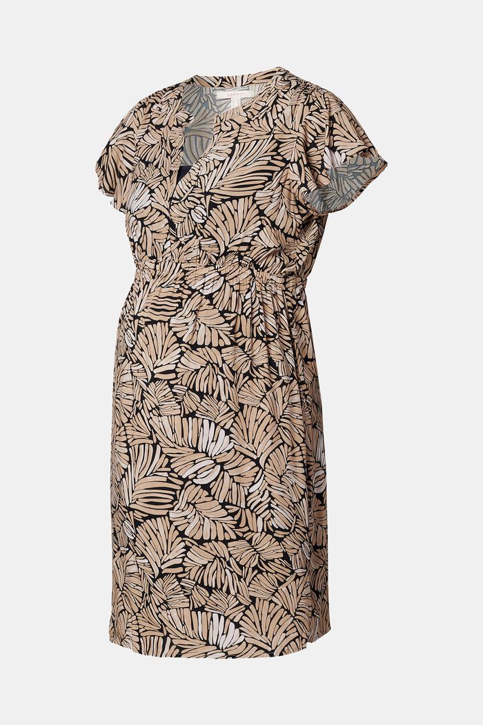 Still-Kleid aus LENZING™ ECOVERO™, BLACK INK, detail image number 6
