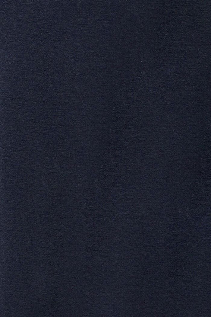 Hose aus kompaktem Sweat mit Überbauchbund, NIGHT SKY BLUE, detail image number 2