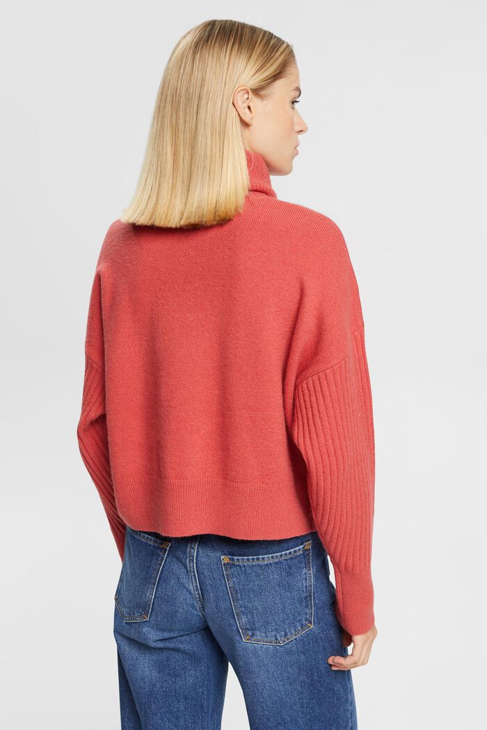 Sweaters, CORAL, detail image number 3