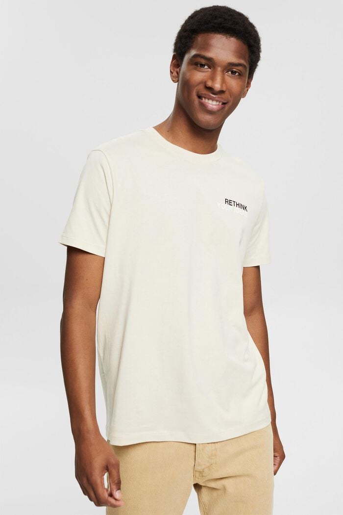 Jersey-Shirt mit Print, 100% Baumwolle