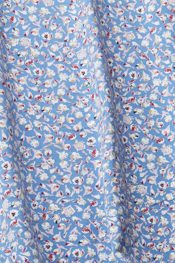 CURVY T-Shirt mit Musterprint, Bio-Baumwolle, LIGHT BLUE LAVENDER, detail image number 1