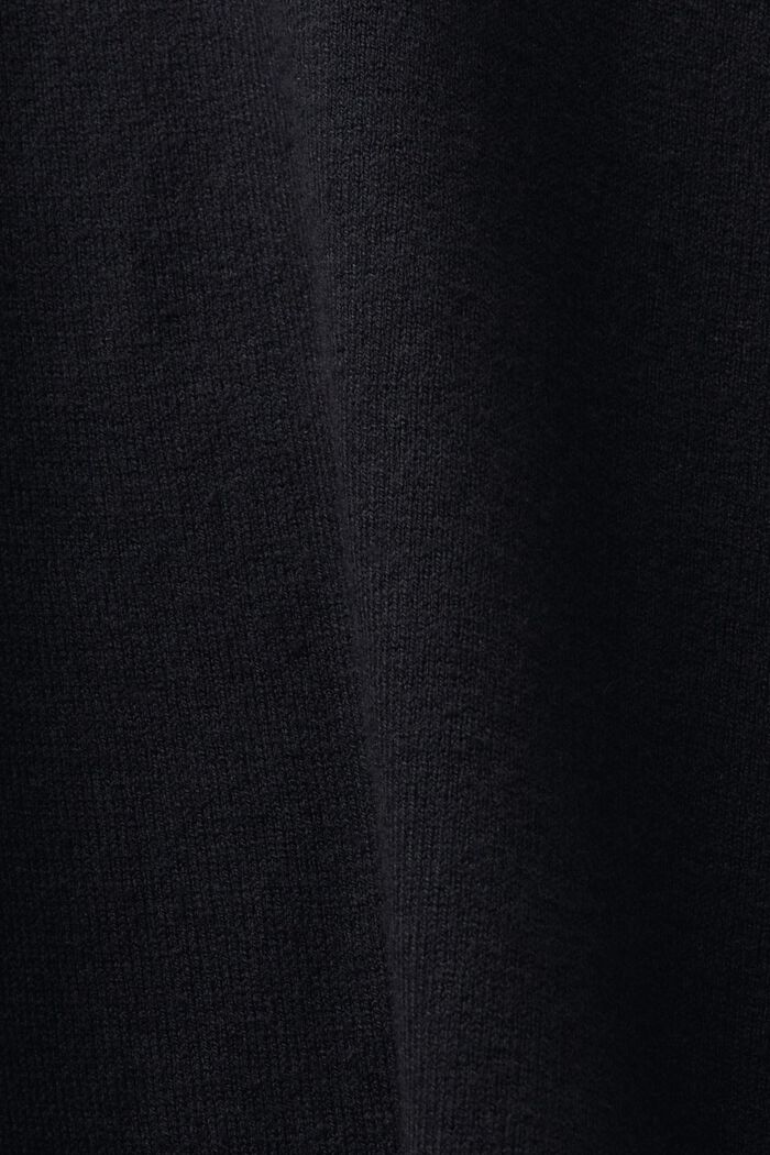 Pullover mit Stehkragen, BLACK, detail image number 5
