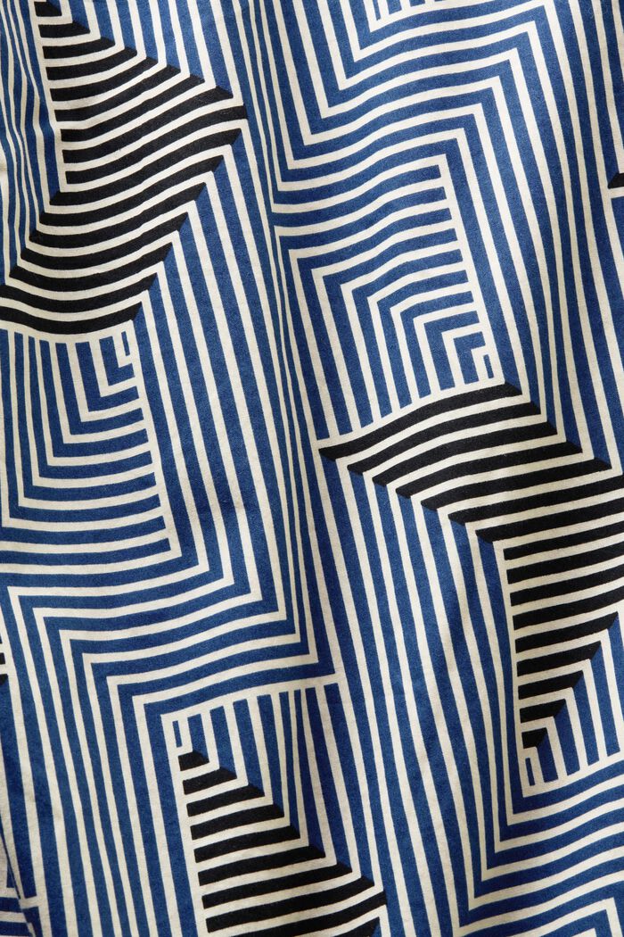 Hemd in normaler Passform mit geometrischem Print, BRIGHT BLUE, detail image number 4