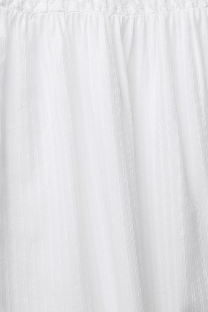Bluse mit Streifen, LENZING™ ECOVERO™, WHITE, detail image number 4