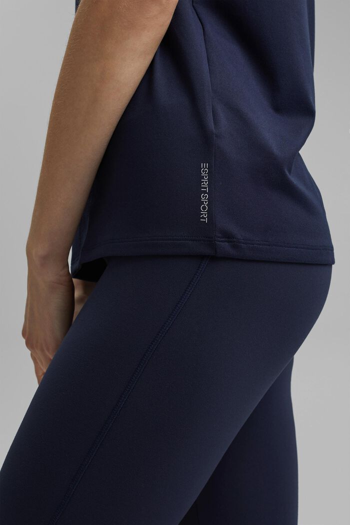 Recycelt: Active-Top mit E-DRY, NAVY, detail image number 5