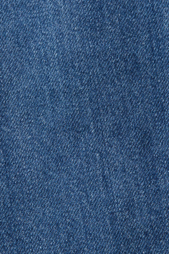 Culotte-Jeans mit hohem Bund, BLUE MEDIUM WASHED, detail image number 5