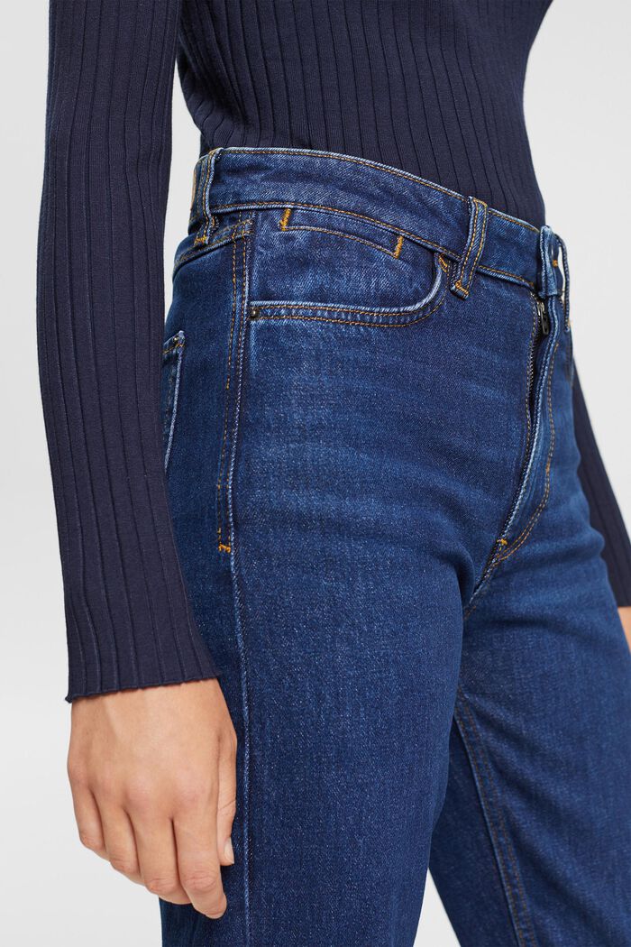 Mom-Jeans mit hoher Taille, BLUE DARK WASHED, detail image number 2