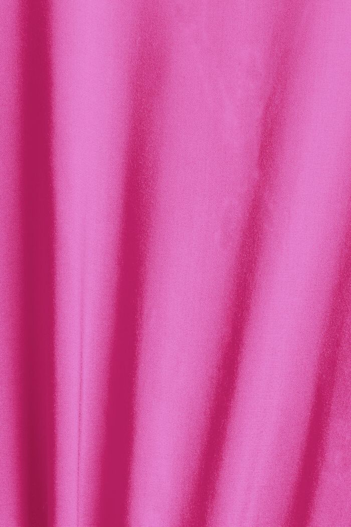 Hemdblusenkleid aus 100% Viskose, PINK FUCHSIA, detail image number 4