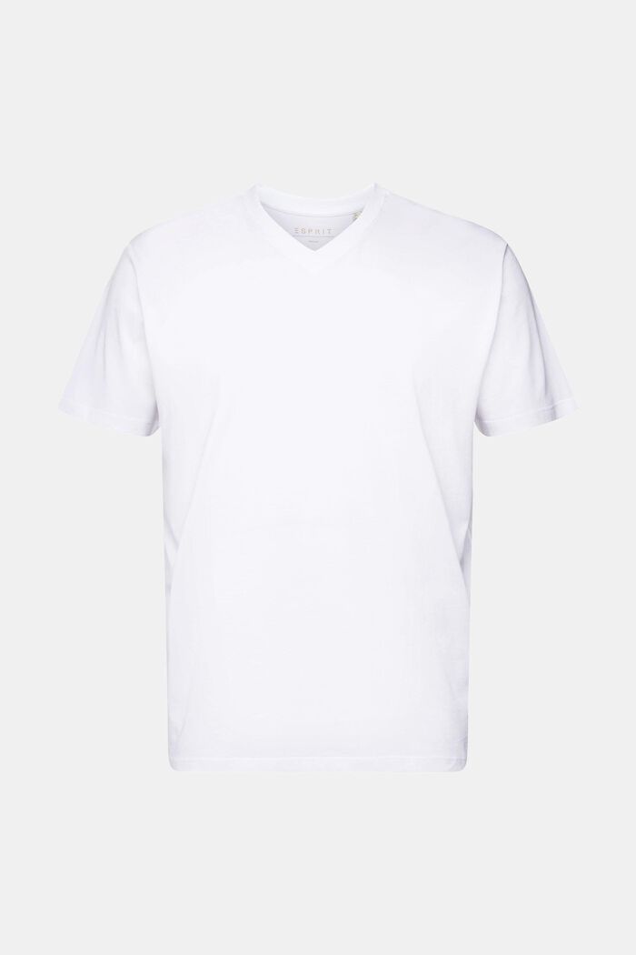 Jersey T-Shirt, 100% Baumwolle, WHITE, overview