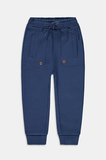Jogg-Pants aus Baumwolle, BLUE, overview