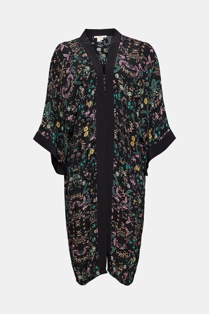 Kimono mit floralem Print, LENZING™ ECOVERO™