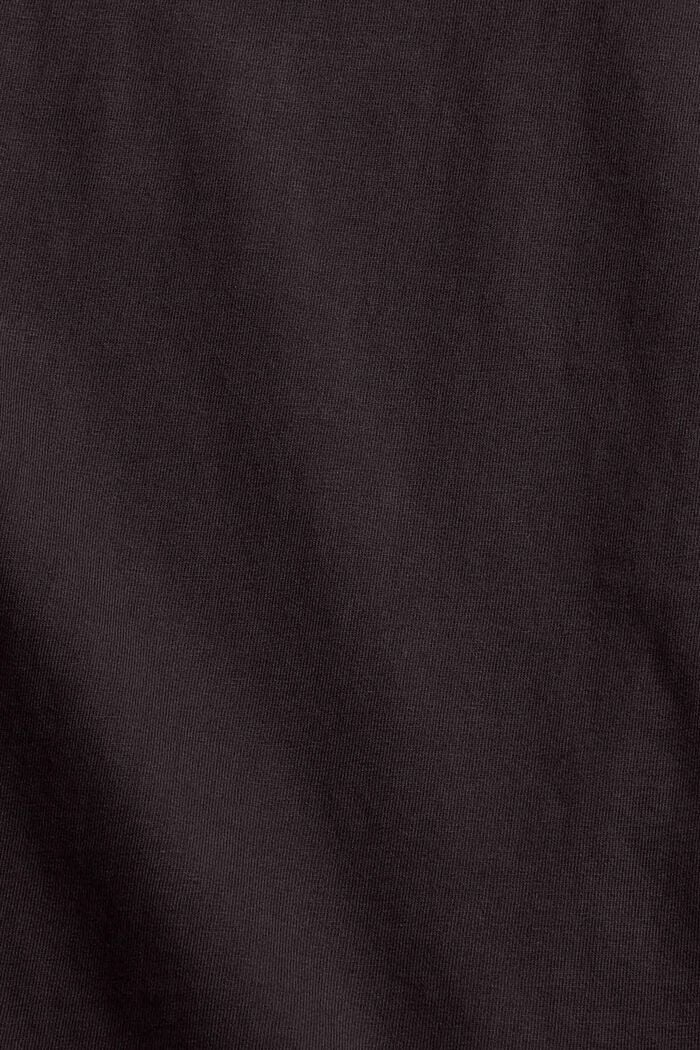Jersey-T-Shirt mit Brusttasche, BLACK, detail image number 4