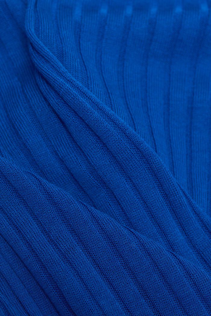 Stricktop mit geknöpfter Front, BRIGHT BLUE, detail image number 5
