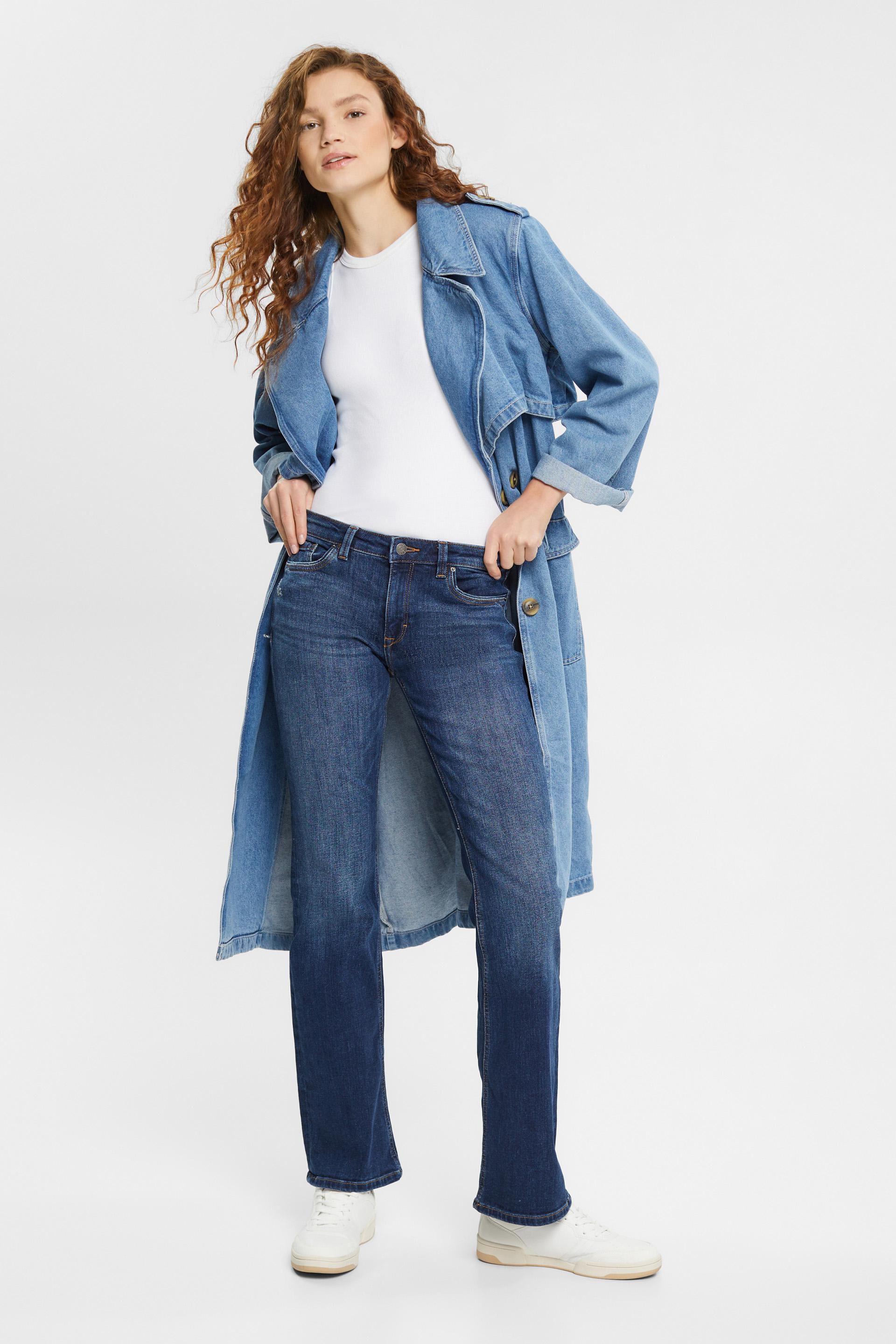 ESPRIT Basic-Jeans mit Organic Cotton 