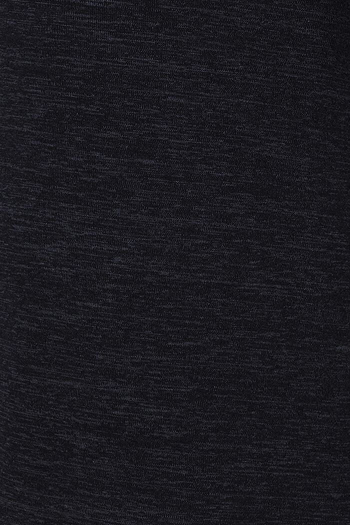 Meliertes Jerseykleid mit Stillfunktion, BLACK, detail image number 4