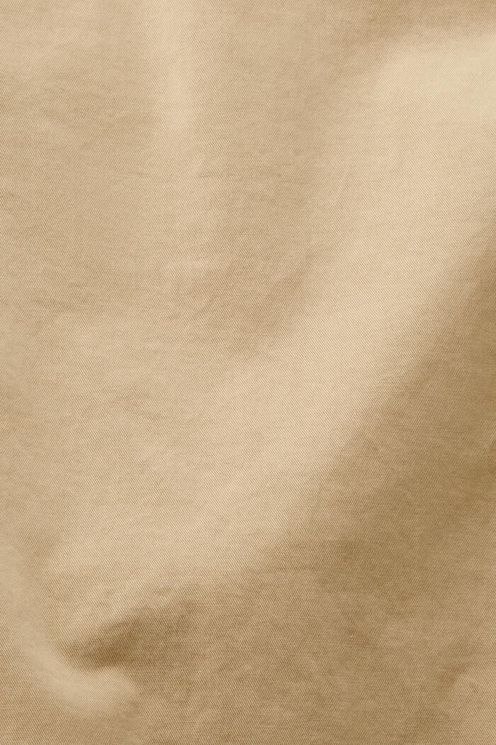 Cropped Chino aus Bio-Baumwolle, SAND MELANGE, detail image number 4