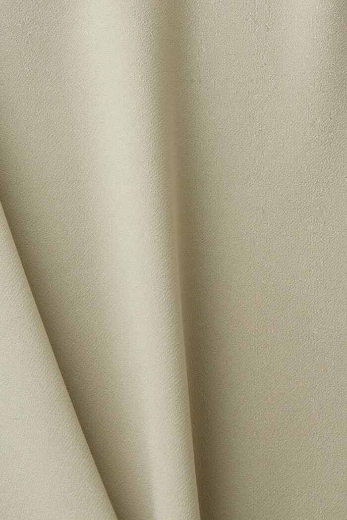Ärmellose Bluse mit V-Ausschnitt, DUSTY GREEN, detail image number 6
