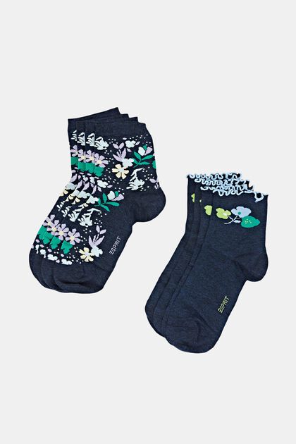 4er-Set gemusterte Socken in Geschenkbox