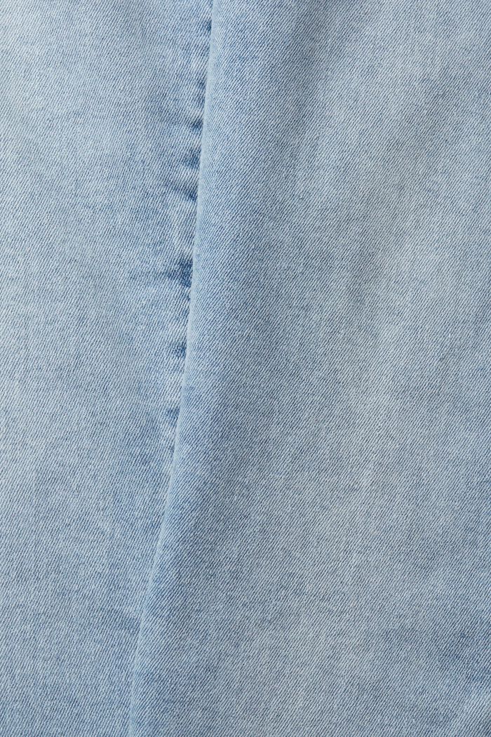 Stretch-Jeans mit offenen Saumenden, BLUE LIGHT WASHED, detail image number 4
