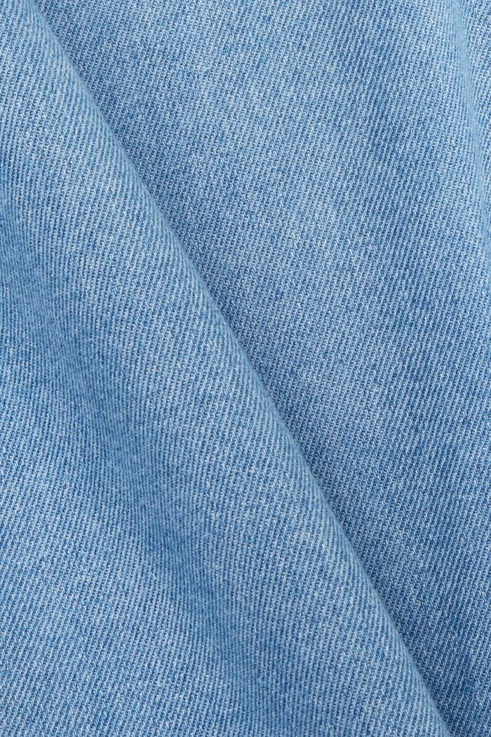Hemd aus Baumwoll-Denim, BLUE LIGHT WASHED, detail image number 5