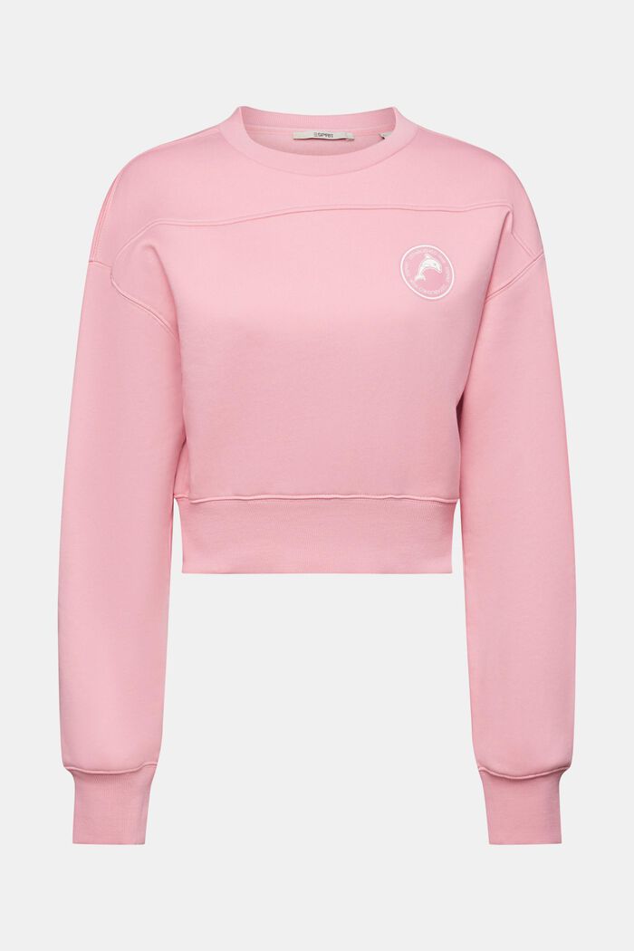 Recycelt: Cropped Sweatshirt, PINK, detail image number 6