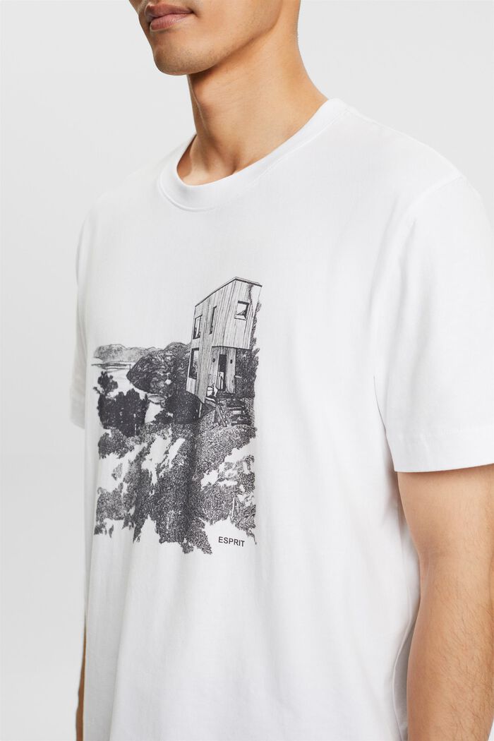 T-Shirt mit Grafikprint, WHITE, detail image number 2