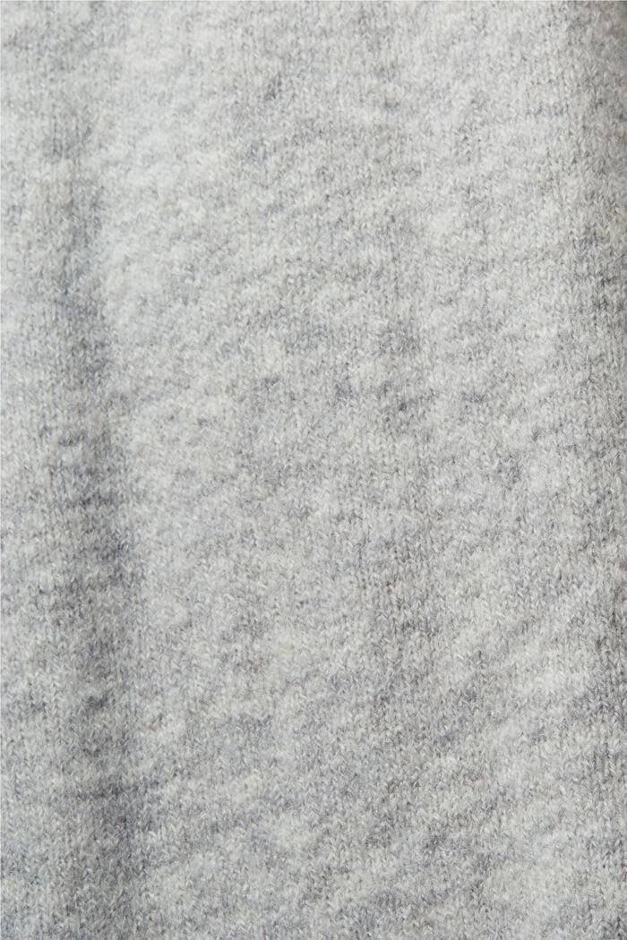 Pullover mit Stehkragen, LIGHT GREY, detail image number 5
