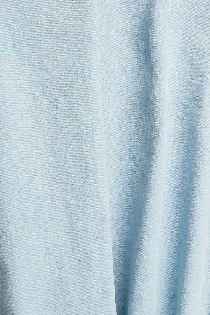 Jeanskleid mit Knopfleiste, BLUE LIGHT WASHED, detail image number 4