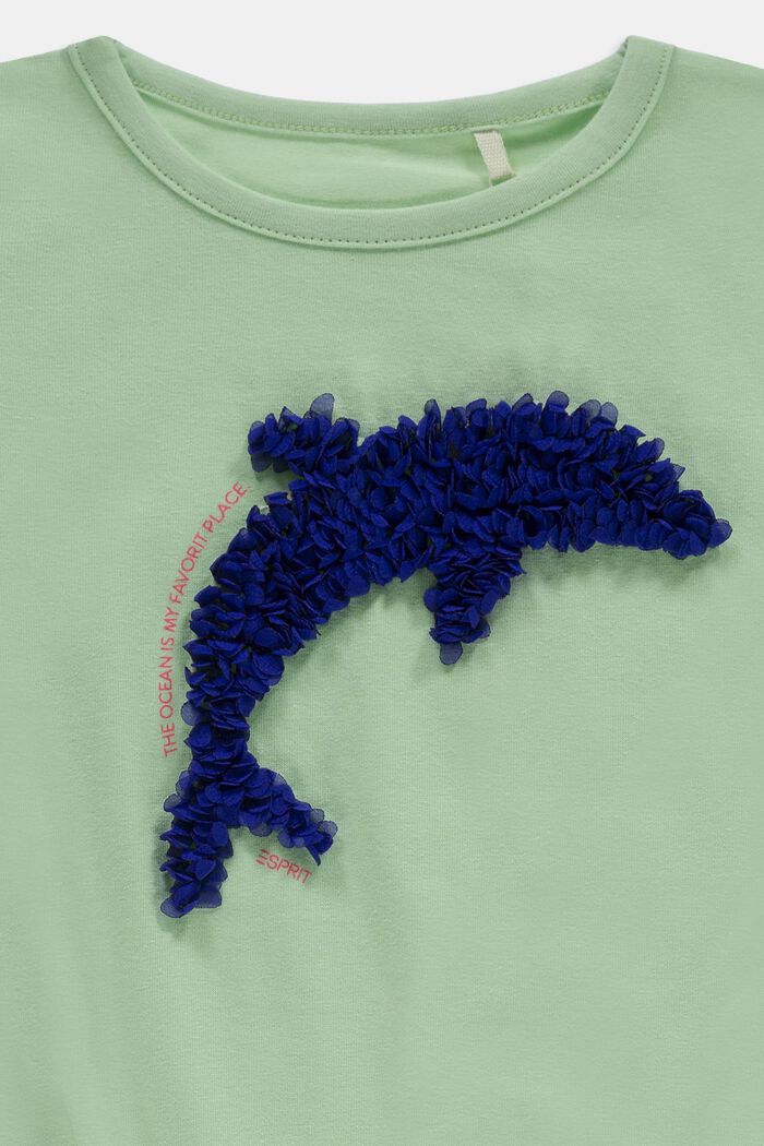 T-Shirt mit 3D-Effekt, PISTACCHIO GREEN, detail image number 2
