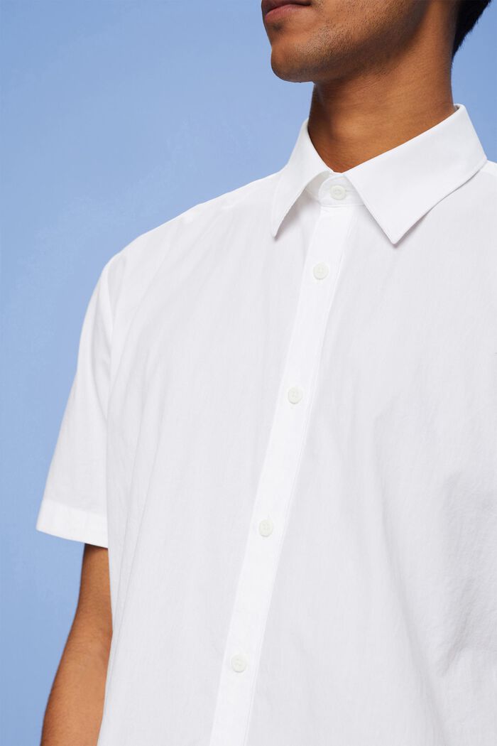 Kurzärmeliges Button-Down-Hemd, WHITE, detail image number 2