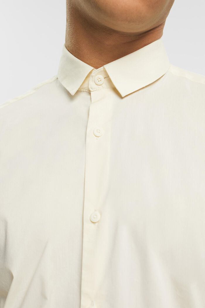 Hemd mit schmaler Passform, OFF WHITE, detail image number 0