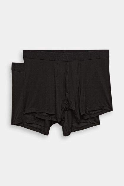 Lange Herren-Shorts aus Mikrofaserstretch im Multipack, BLACK, overview