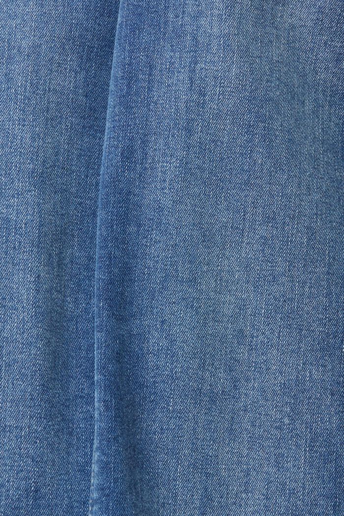 Cropped und flared Stretch-Jeans, BLUE MEDIUM WASHED, detail image number 6