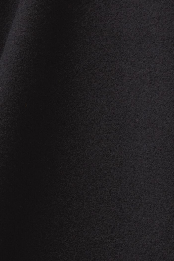 Recycelt: Mantel aus Wollmix, BLACK, detail image number 5