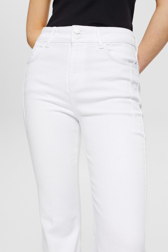 Bootcut-Jeans mit Bügelfalte, WHITE, detail image number 2