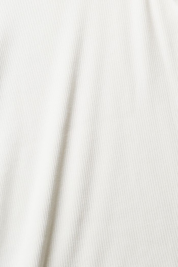 Ripp-Pullover, LENZING™ ECOVERO™, OFF WHITE, detail image number 4