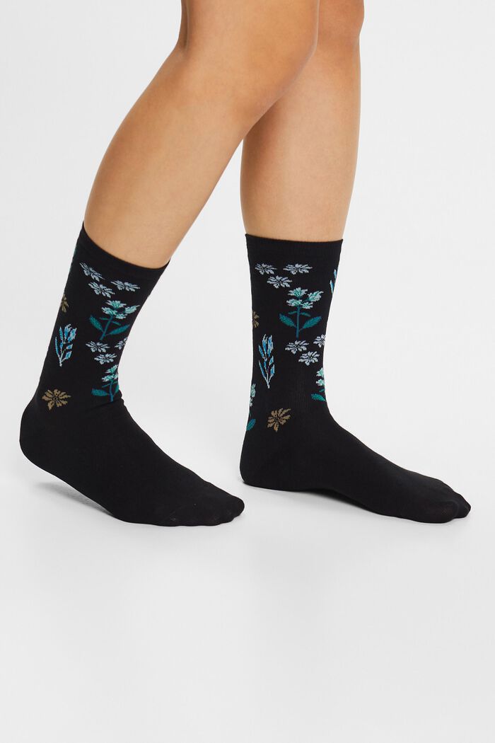 Socks, NAVY/BLACK, detail image number 1