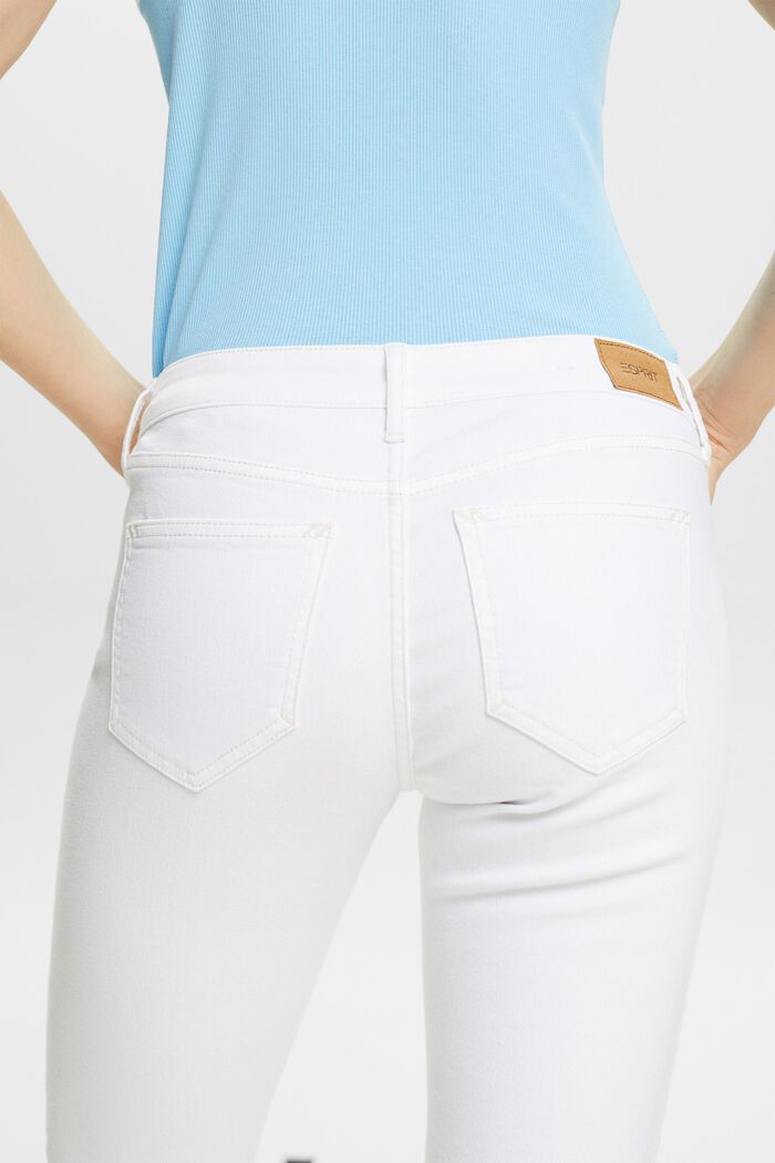 Capri-Jeans in Zwischenlänge, WHITE, detail image number 4