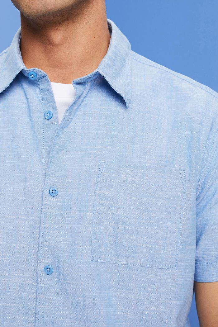 Button-Down-Hemd aus Baumwolle, LIGHT BLUE, detail image number 2
