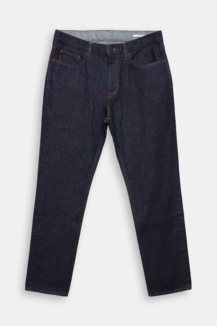 Jeans mit geradem Bein aus nachhaltiger Baumwolle, BLUE RINSE, detail image number 8