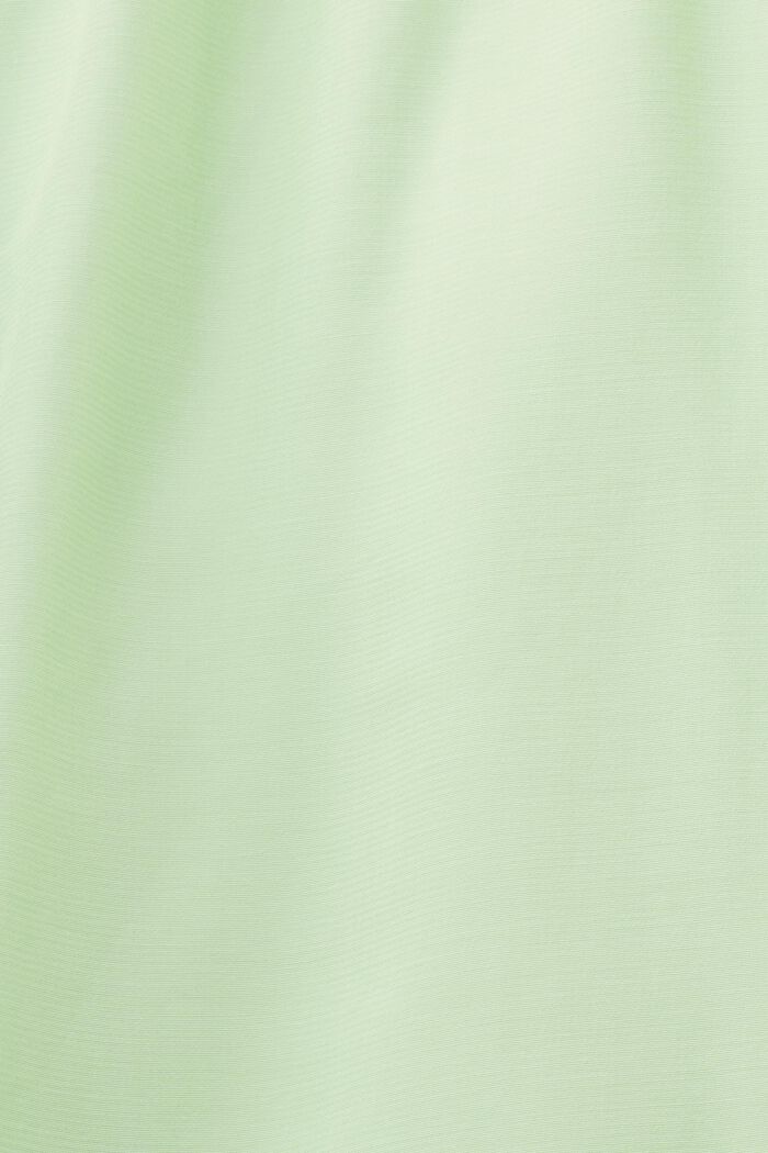 Kurzarmbluse mit V-Ausschnitt, CITRUS GREEN, detail image number 5