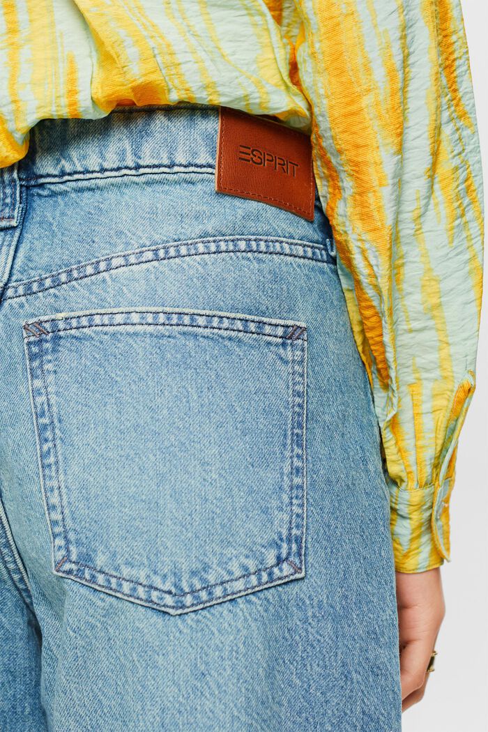 Retro-Jeans in lockerer Passform mit hohem Bund, BLUE LIGHT WASHED, detail image number 3