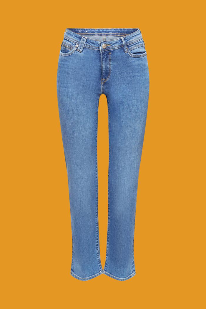 Straight Leg Jeans, BLUE MEDIUM WASHED, detail image number 5