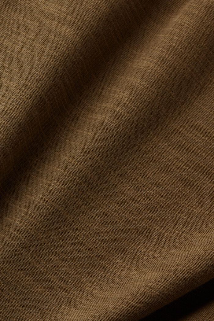 Sweatshorts aus Baumwolle, KHAKI GREEN, detail image number 6